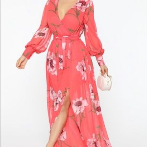 Floral maxi dress